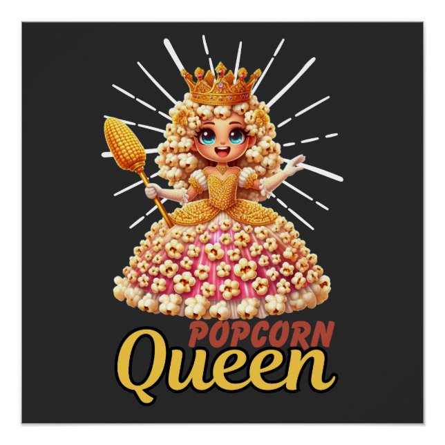 Póster Fiesta de palomitas | Tank Top | Camisa reina de p (Anverso)