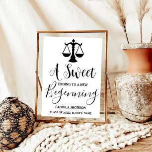 Póster Fiesta de posgrado Minimalista moderno