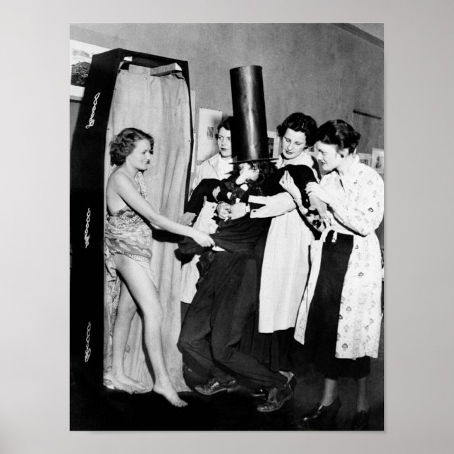 Póster fiesta DE PROHIBICIÓN DE HOMBRES MAYORES ENTERRADO (Frente)