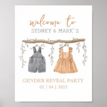 Fiesta de revelación de género, Él o Ella, Bienven