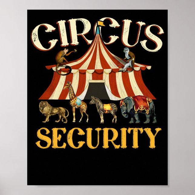 Póster Fiesta de seguridad del Circus (Frente)