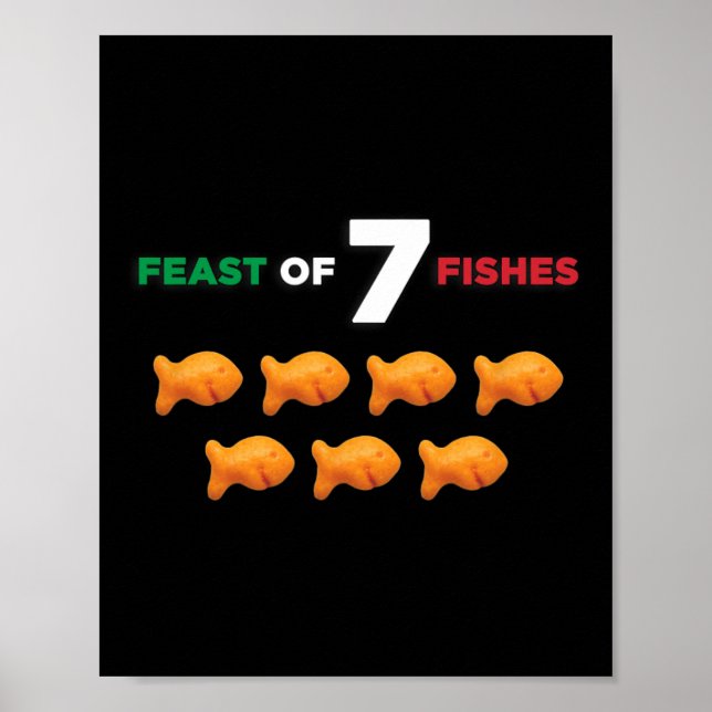 Póster Fiesta De Siete Peces (Frente)