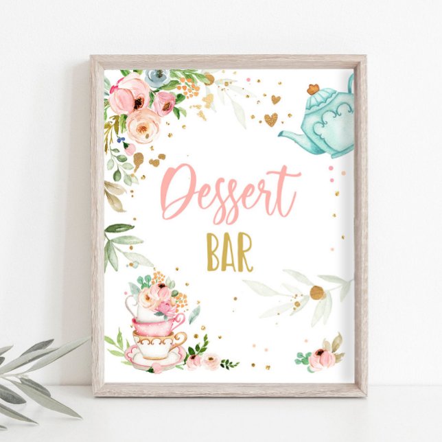 Póster Fiesta de té de barra de postres, Baby Brewing Bab (Subido por el creador)