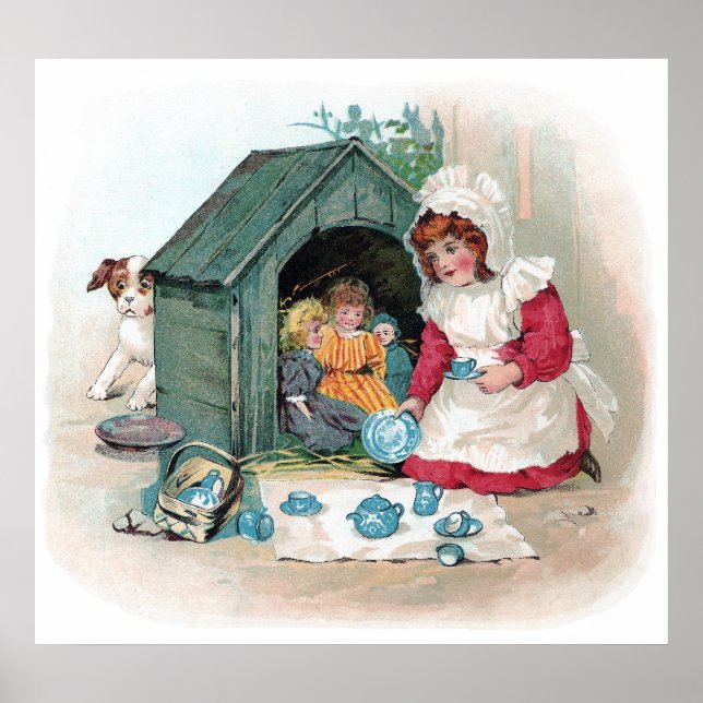 Póster Fiesta de té victoriano en Doghouse (Frente)