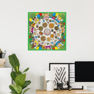 Póster Fiesta de vestuario de hadas para niños