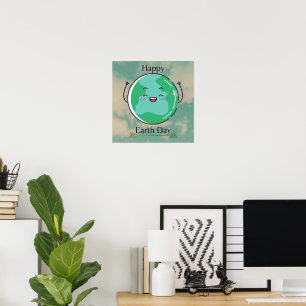 Póster Fiesta del Día de la Tierra