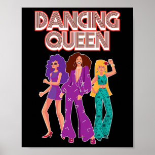 Póster Fiesta del Gif de 1970 del Club de Baile Divertido