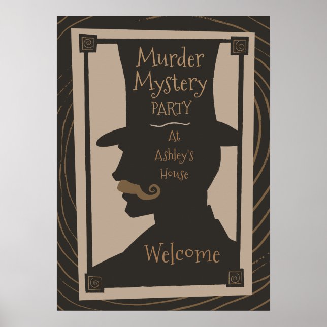 Póster Fiesta del misterio del asesinato - Poster de bien (Frente)