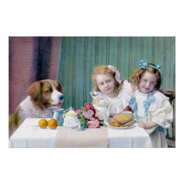 Póster Fiesta del té de cosecha