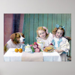 Póster Fiesta del té de cosecha