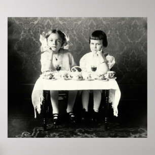 Póster fiesta del té de Girlfriend 1900