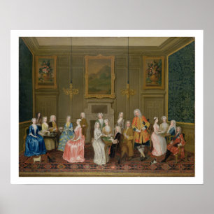 Póster Fiesta del té en House de señor Harrington, San