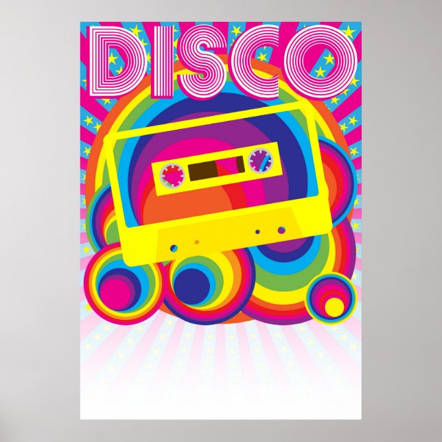 Póster Fiesta Disco (Frente)