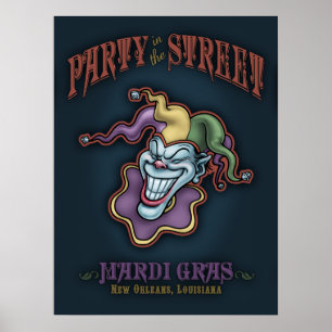 Póster Fiesta en la calle