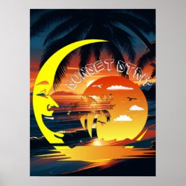 Póster Fiesta en Sunset Strip