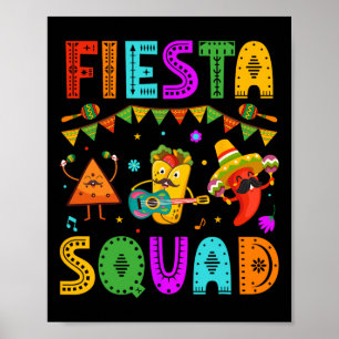 Póster Fiesta Escuadrón Cinco De Mayo Fiesta