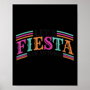 Póster Fiesta Escuadrón San Antonio Texas Cinco De Mayo