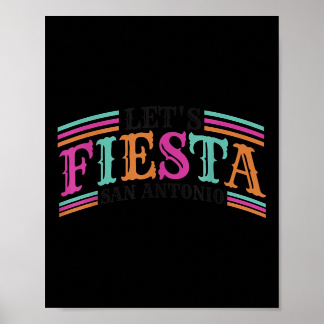 Póster Fiesta Escuadrón San Antonio Texas Cinco De Mayo (Frente)