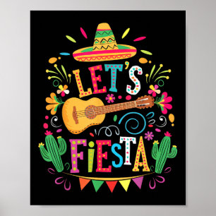 Póster Fiesta Familia Mexicana Fiesta Squad Cinco De M