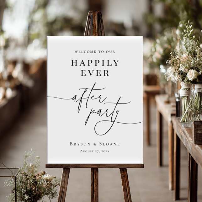 Póster Fiesta Felices Para Siempre Bienvenida boda (Subido por el creador)