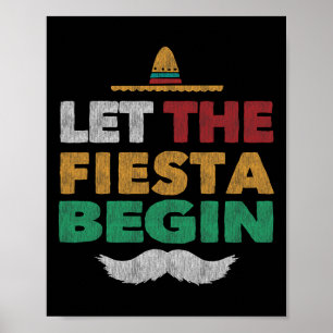 Póster Fiesta Fiesta mexicana Funny Cinco De Mayo