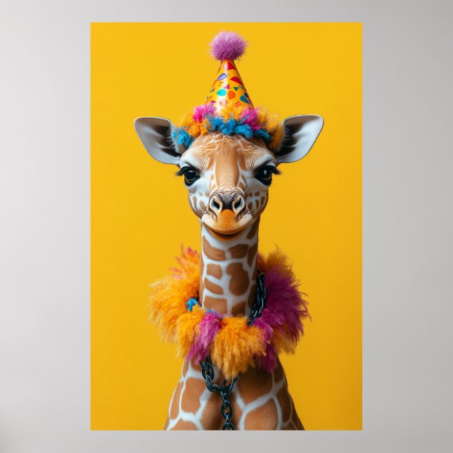 Póster Fiesta Giraffe Extravaganza (Frente)