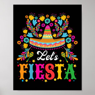 Póster Fiesta graciosa Cinco De Mayo