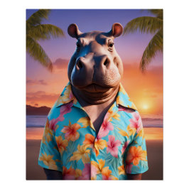 Póster Fiesta Hippotamus