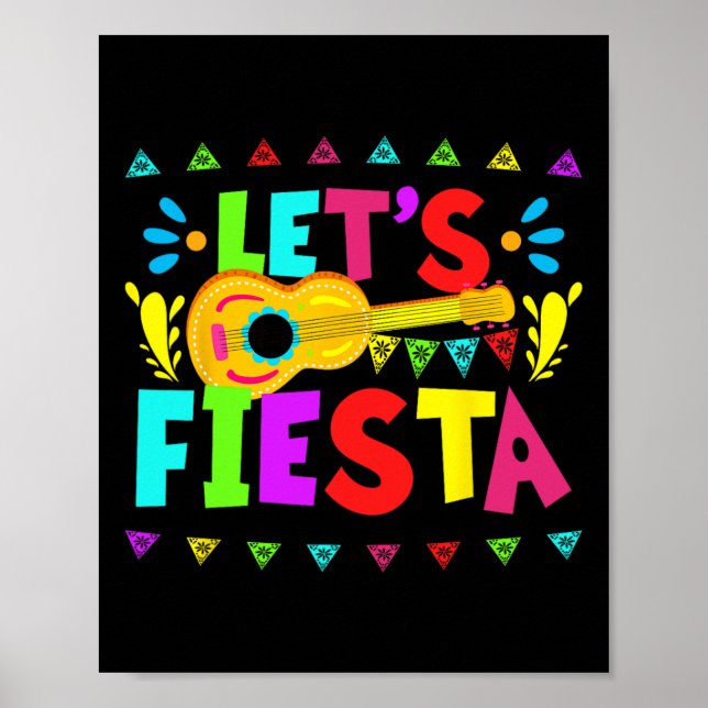 Póster Fiesta Mexicana Cinco De Mayo Fiesta (Frente)