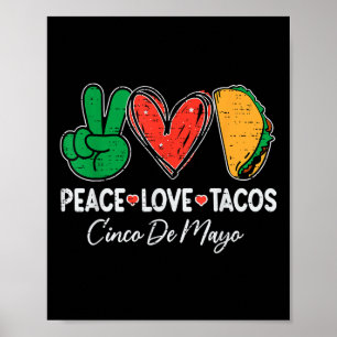 Póster Fiesta Mexicano de Tacos Cinco De Mayo