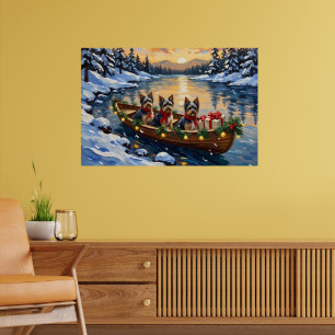 Póster Fiesta Navideña en Barco Havanese