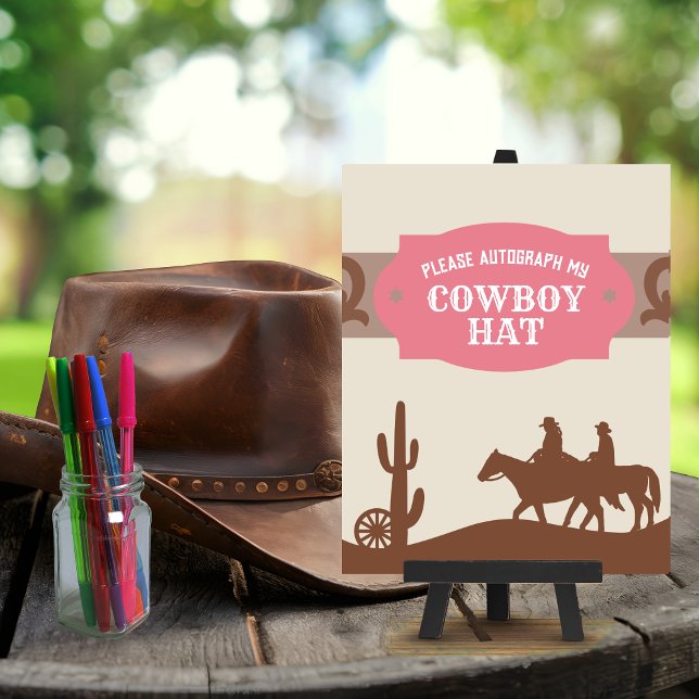 Póster Fiesta occidental Rosa: "Autografíe mi Gorra vaque (Subido por el creador)
