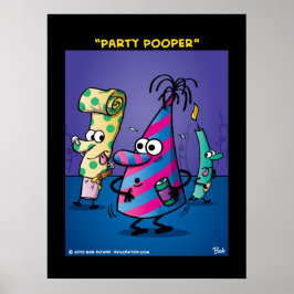Póster "Fiesta Pooper"
