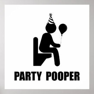 Póster Fiesta Pooper