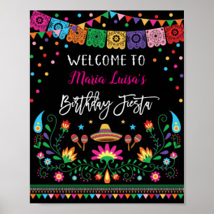 Póster Fiesta Poster de bienvenida al cumpleaños Cinco de