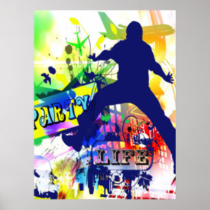 Póster Fiesta Poster de vida