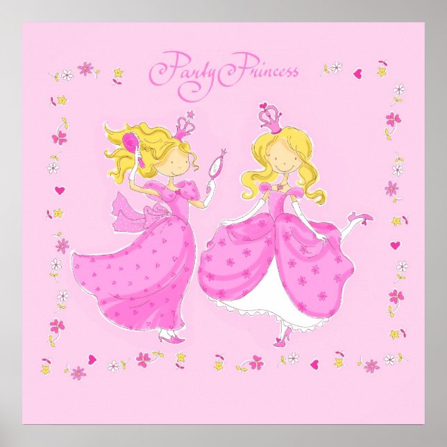 Póster Fiesta Princess (Frente)