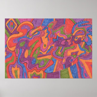 Póster Fiesta, Resumen original 19x13