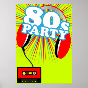 Póster Fiesta retro