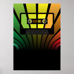 Póster Fiesta retro