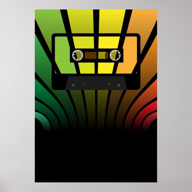 Póster Fiesta retro (Frente)