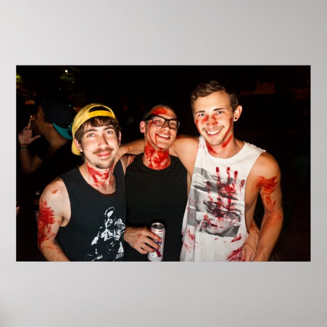 Póster fiesta sanguíneo (Frente)