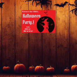Póster Fiesta Sólo de Halloween