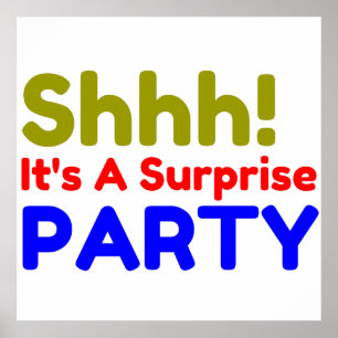 Póster Fiesta SORPRESA