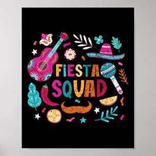 Póster Fiesta Squad Cinco De Mayo Fiesta Mexicano