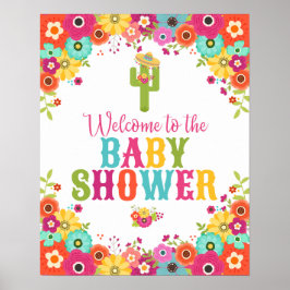 Póster Fiesta Tema Poster de bienvenida - Baby Shower