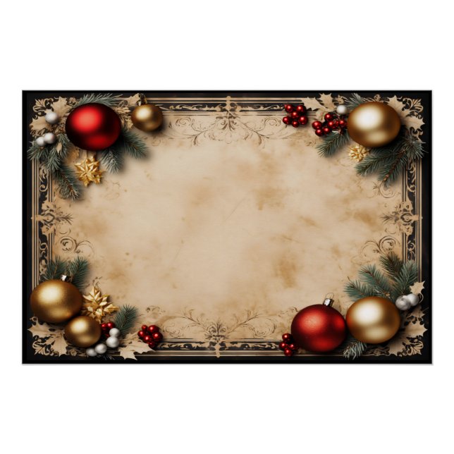 Póster Fiestas de Oro y Rojo (Anverso)