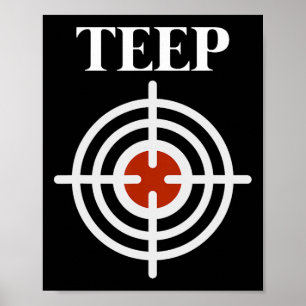 Póster Fig de objetivo de Teep Muay Thai Kick Boxing Mma