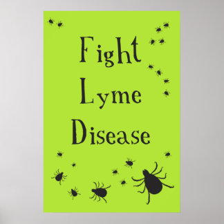 Póster Fight Lyme poster
