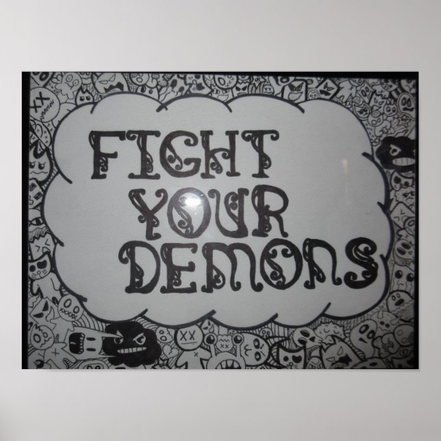 Póster Fight Your Demons Poster (Frente)